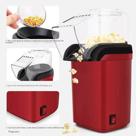 Popcorn Makers Mini Popcorn Machine Electric Household Appliance Machine Fully Automatic Popcorn Machine For Home Kitchen